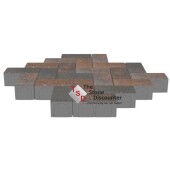 RedSun BetonKlinker Bruin-Zwart 21x10,5x8 cm Productfoto