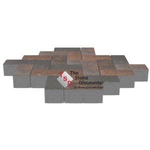 RedSun BetonKlinker Bruin-Zwart 21x10,5x8 cm Productfoto
