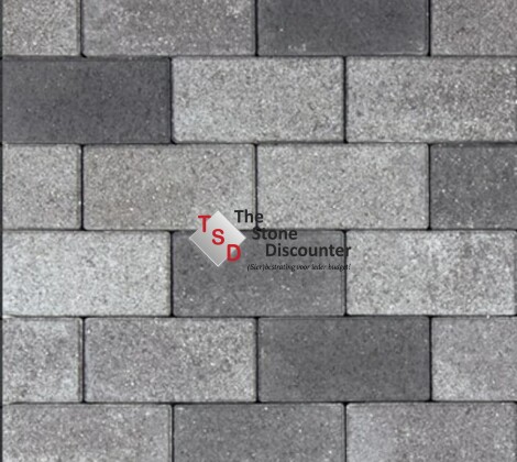 RedSun BetonKlinker Grijs-Zwart 21x10,5x8 cm Kleurfoto