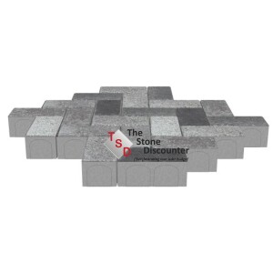 RedSun BetonKlinker Grijs-Zwart 21x10,5x8 cm Productfoto