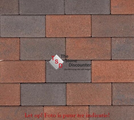 RedSun BetonKlinker RoodZwart 10,5x10,5x8 cm Kleurfoto - kopie