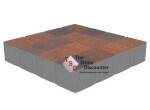 RedSun BetonKlinker Rood-Zwart 10,5x10,5x8 cm Productfoto