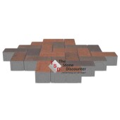 RedSun BetonKlinker Rood-Zwart 21x10,5x8 cm Productfoto