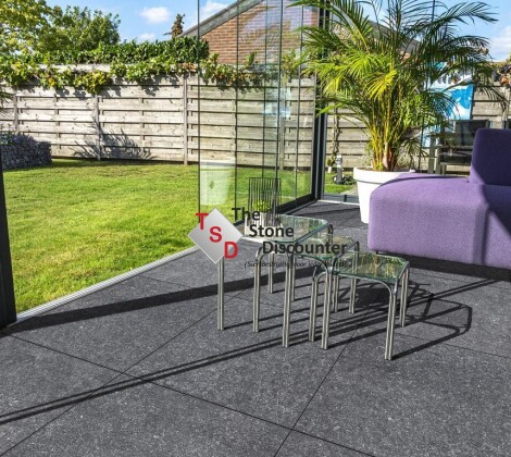 Cerasun Belgium Blue Dark 60x60x4 cm sfeerfoto