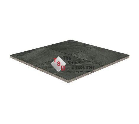 Cerasun Bergamo Antracite 60x60x4 cm productfoto