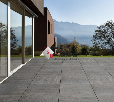 Cerasun Palermo Grigio 60x60x4 cm sfeerfoto