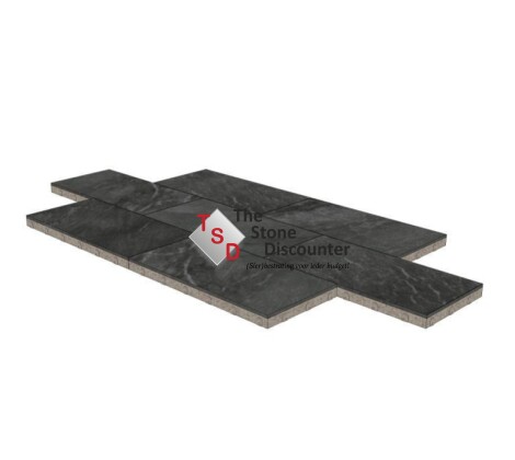 Cerasun Bergamo Antracite 80x40x4 cm productfoto