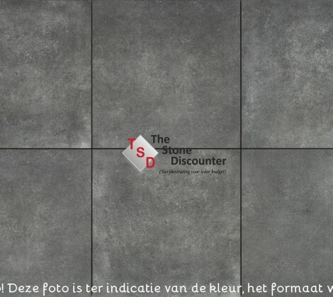 Cerasun Cemento Antracite 80x40x4 cm kleurfoto