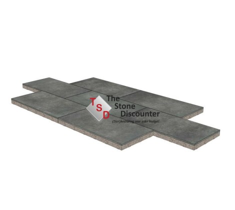 Cerasun Cemento Antracite 80x40x4 cm productfoto