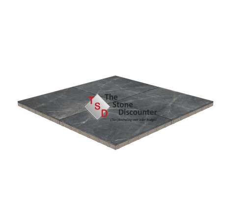 Cerasun Exclusive Lucca Black 60x60x4 cm productfoto