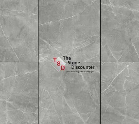 Cerasun Exclusive Lucca Grey 60x60x4 cm kleurfoto