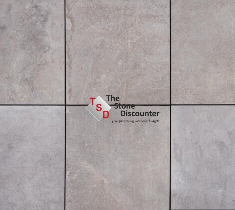 Cerasun Exclusive Provence Light Grey 60x60x4 cm kleurfoto