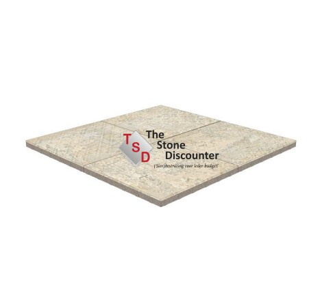 Cerasun Catania Decor Beige 60x60x4 cm productfoto