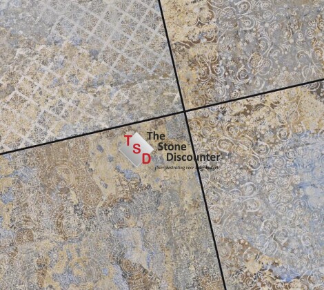 Cerasun Catania Decor Multi 60x60x4 cm kleurfoto 2