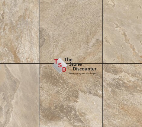 Cerasun Savona Multi Taupe 60x60x4 cm kleurfoto