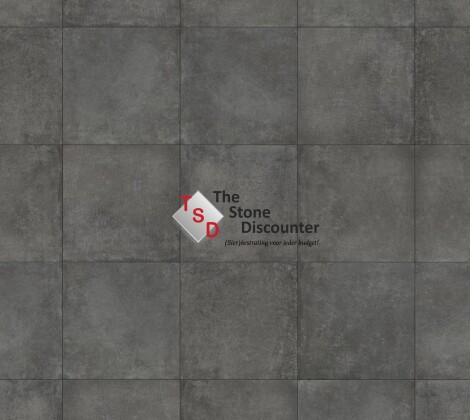 CeraSun Brescia Antracite 60x60x4 cm kleurfoto 2