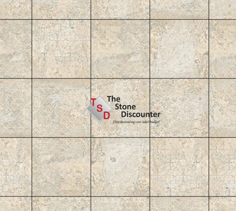 CeraSun Catania Decor beige 60x60x4 cm kleurfoto 2