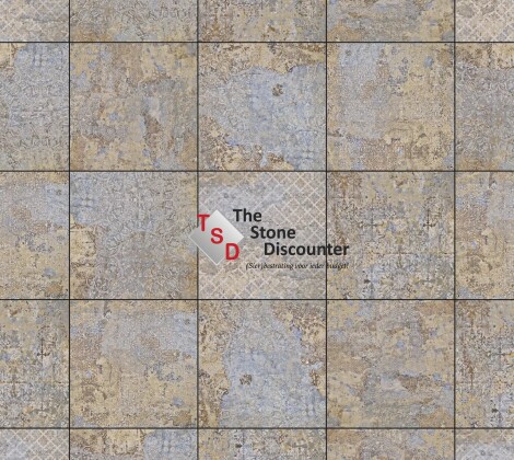 CeraSun Catania Decor Multi 60x60x4 cm kleurfoto 2