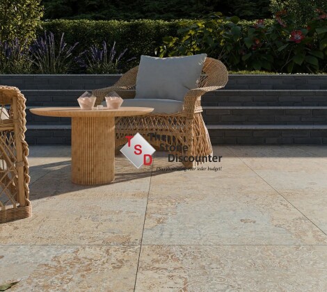 CeraSun Catania Decor Multi 60x60x4 cm sfeerfoto