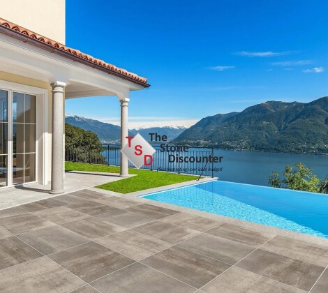 CeraSun Merano Marroncino 60x60x4 cm sfeerfoto