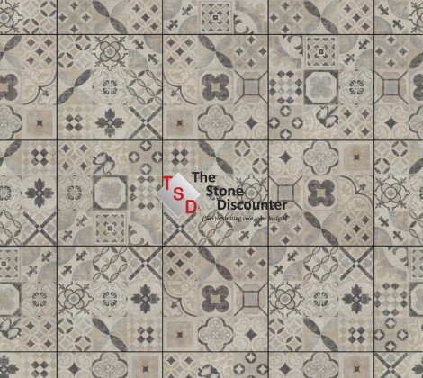 CeraSun Pisa Decor Sabbia 60x60x4 cm kleurfoto 2