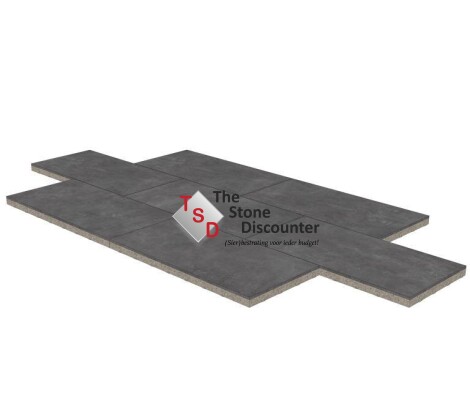 RedSun Cerasun Cilento Anthracite 80x40x4 cm Productfoto