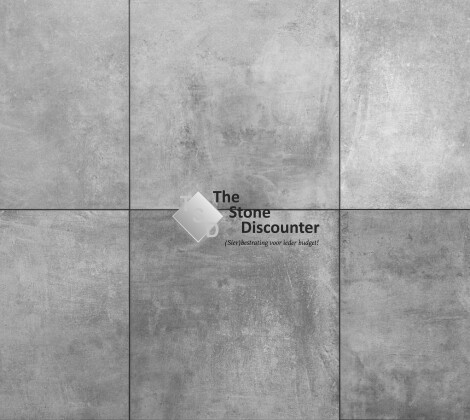 RedSun Cerasun Vulcano Grey 80x80x4 cm Kleurfoto