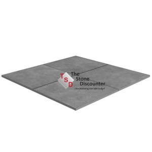 RedSun DUE Bari Antracite 60x60x2 cm Productfoto