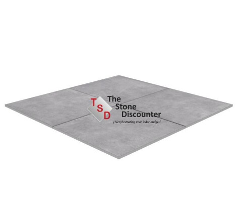 RedSun DUE Bari Grigio 80x80x2 cm Productfoto