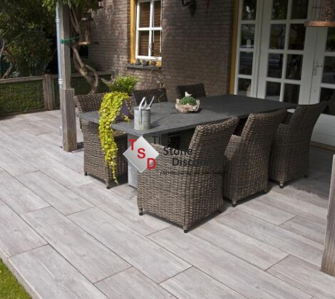 REDSUN Due Woodlook Grey Wash 120x30x2 cm Sfeerfoto