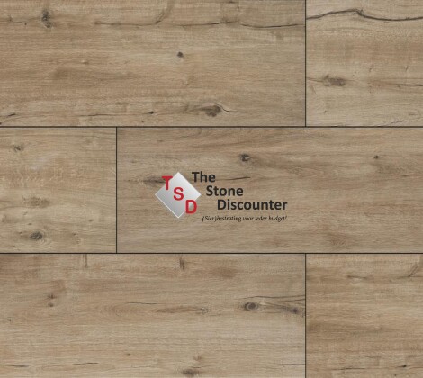 REDSUN Due Woodlook Light Oak 120x40x2 cm kleurfoto