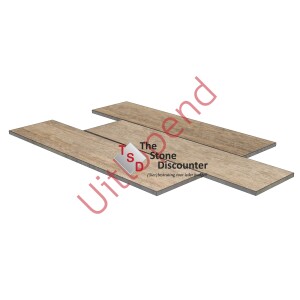 REDSUN Due Rustic Wood Oak 120x30x2 cm productfoto