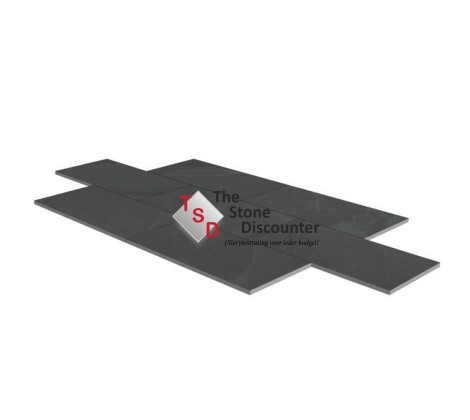 Due Pavia Antracite 80x40x2 cm productfoto