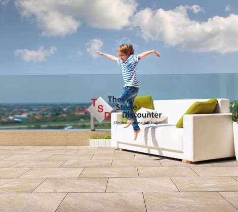 Due Trentino Giallo 80x40x2 cm sfeerfoto