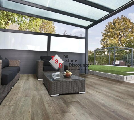 Due Woodlook Oak 120x30x2 cm sfeerfoto