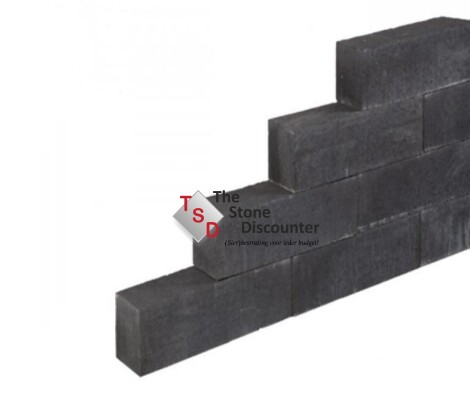 Lineablock Black 45x15x15 cm productfoto