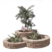 Pilestone Primavera ronde bloembak Productfoto