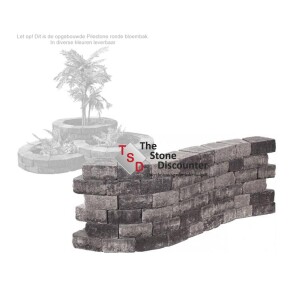 Pilestone Gothic ronde bloembak