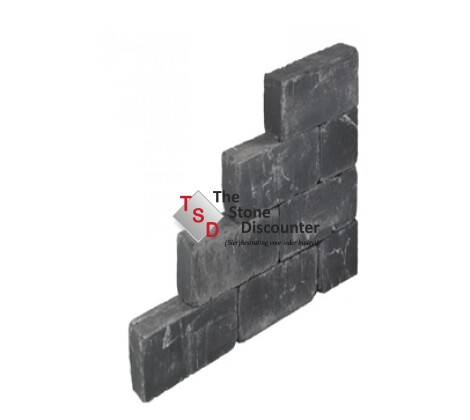 Blockstone Black 30x15x15 cm productfoto