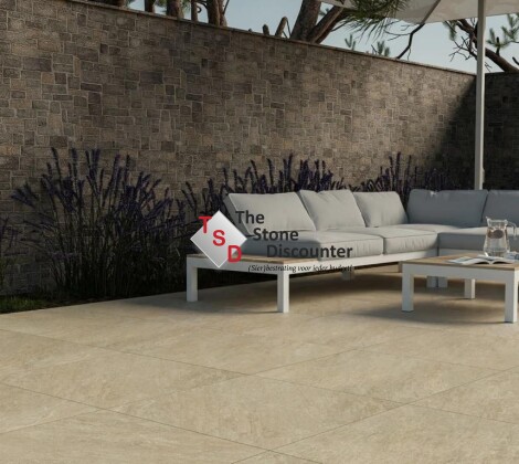 TRE Messina Oro 80x80x3 cm sfeerfoto