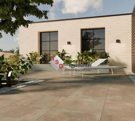 TRE Volterra Copper 60x60x3 cm sfeerfoto