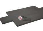 REDSUN Trottoir Tuintegels zwart 40x20x5 cm productfoto
