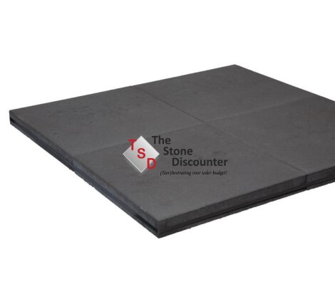 REDSUN Trottoir Tuintegels zwart 60x60x5 cm productfoto