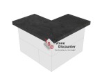 Redsun Vijverrand Blue Moon Honed Linea 50-25x50x3 cm Productfoto