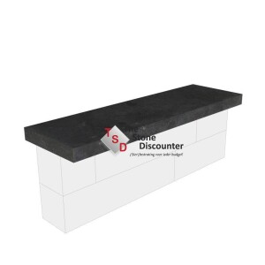 Redsun Vijverrand Blue Moon Honed Linea 100x30x5 cm Productfoto
