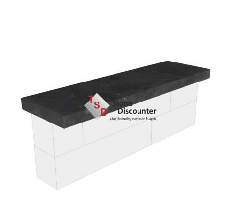 Redsun Vijverrand Blue Moon Honed Linea 100x30x5 cm Productfoto