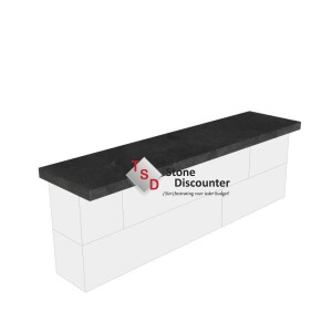 Redsun Vijverrand Blue Moon Honed Linea 100x25x3 cm Productfoto