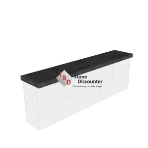 Redsun Vijverrand Blue Moon Honed Linea 100x20x3 cm Productfoto