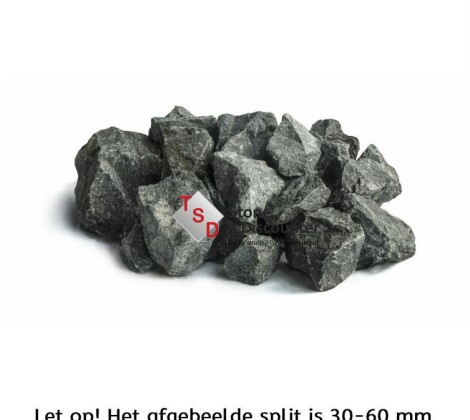 Basalt Breuksteen 50-120 mm droog