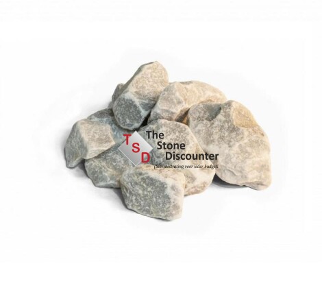 Carrara breuksteen 50-120 mm productfoto droog